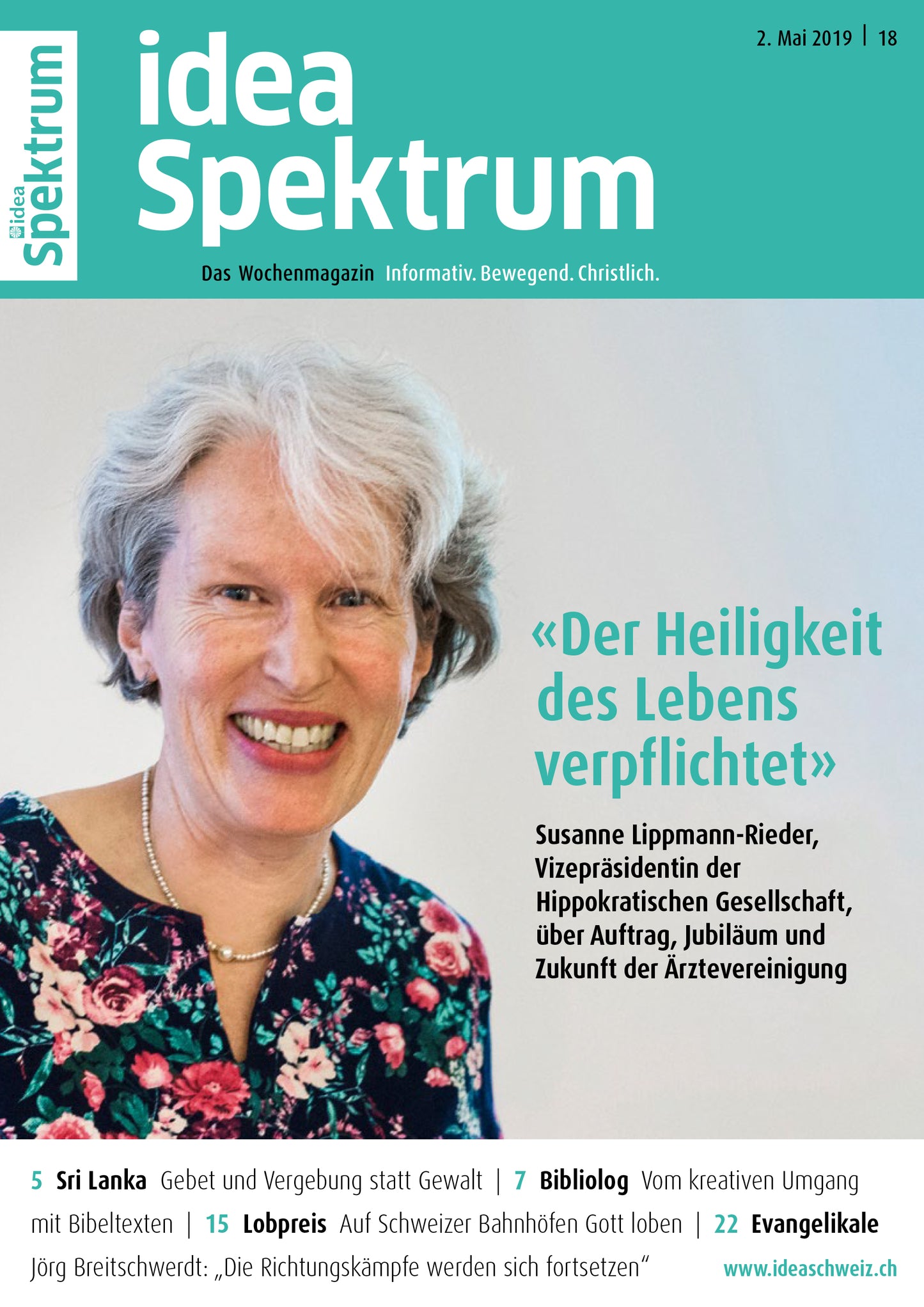 2019-18 «Der Heiligkeit des Lebens verpflichtet»