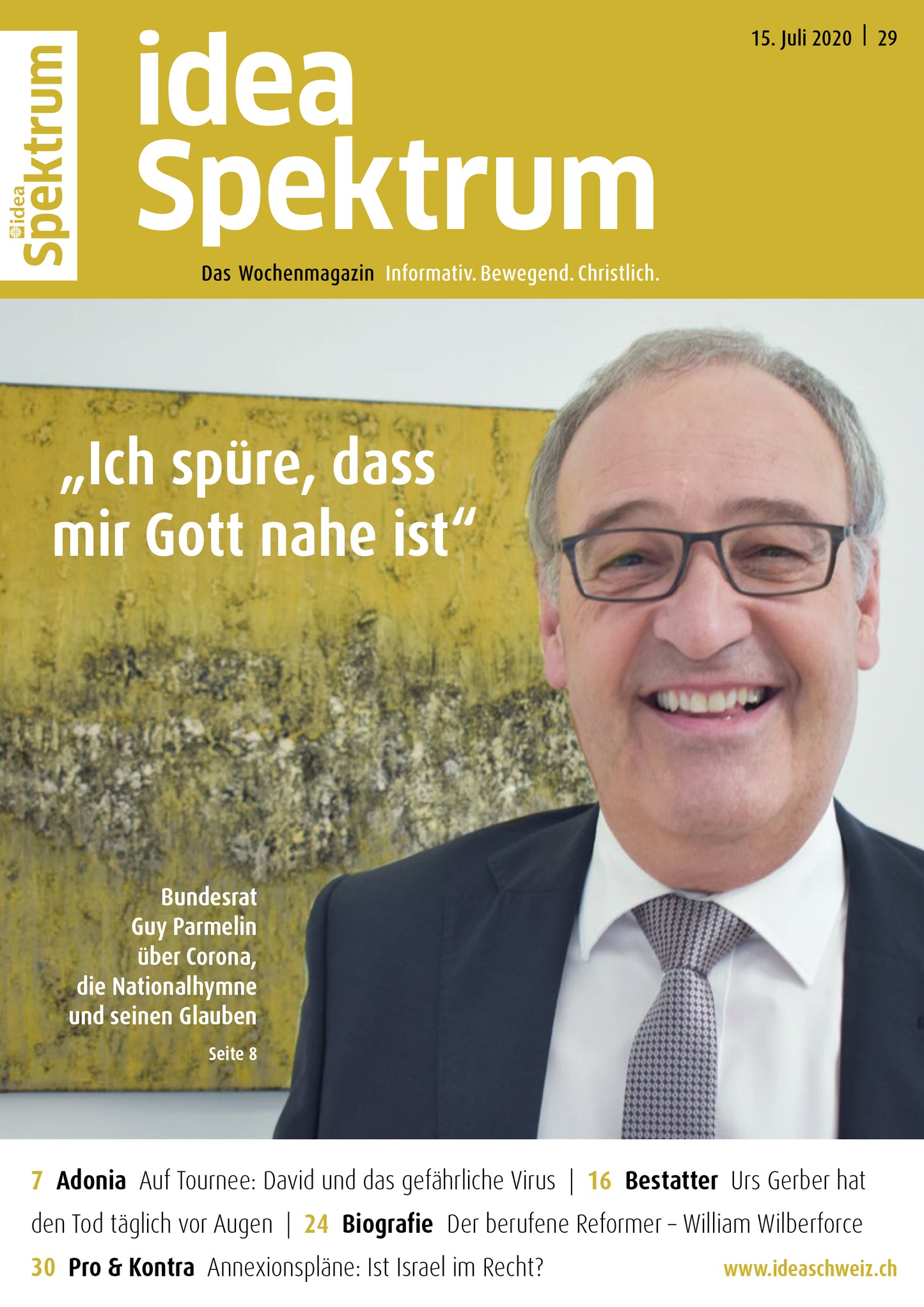 2020-29 „Ich spüre, dass mir Gott nahe ist“