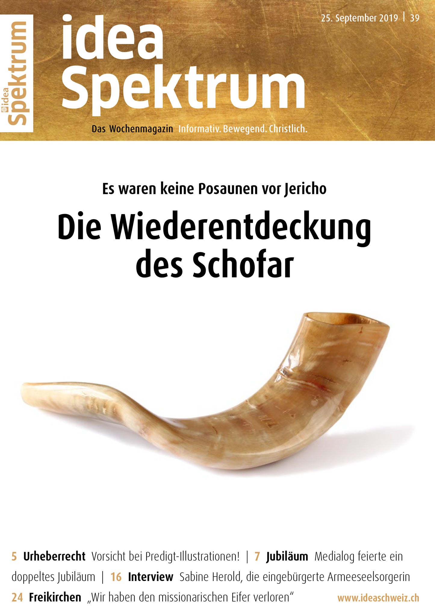 2019-39 Es waren keine Posaunen vor Jericho