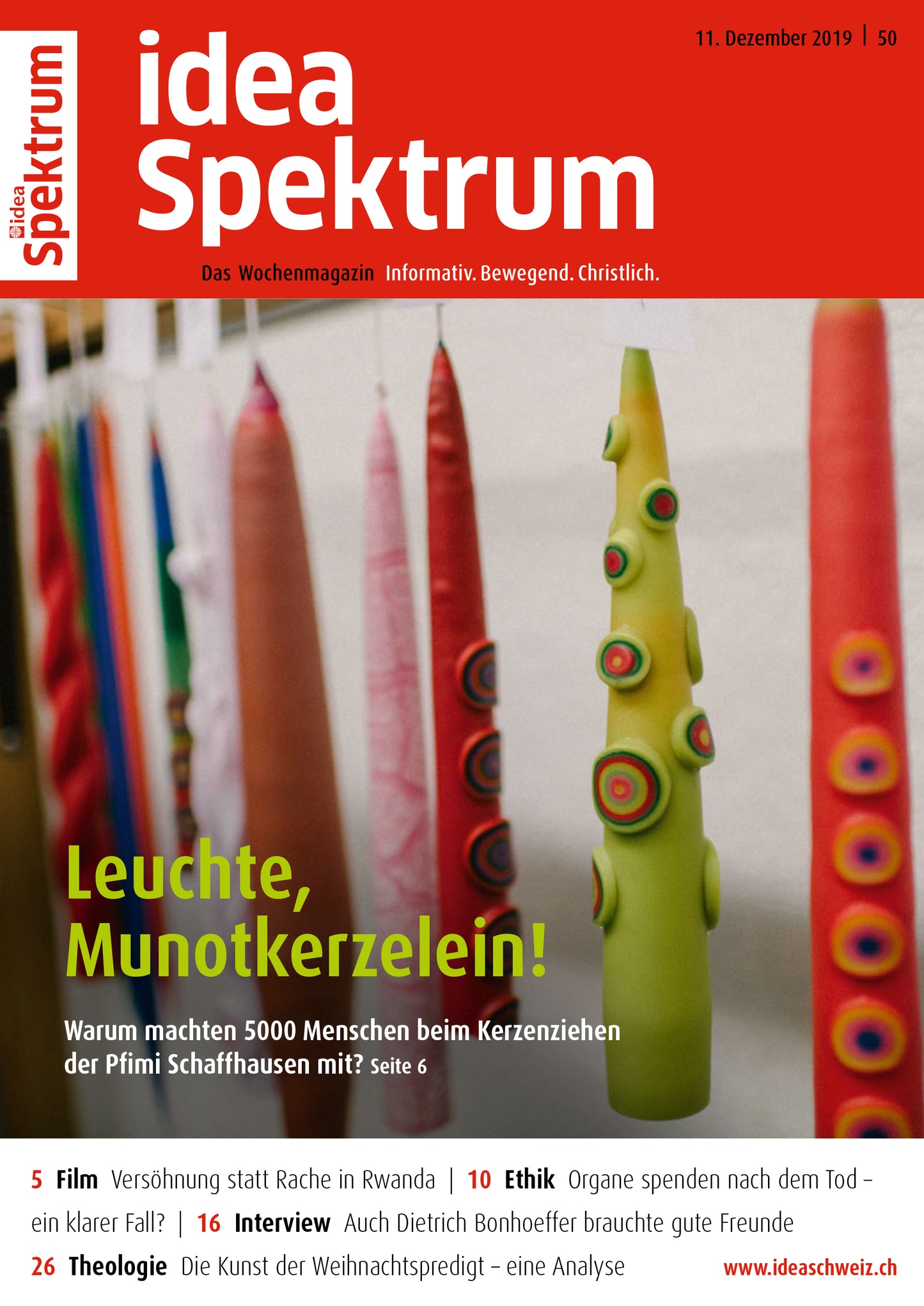 2019-50 Leuchte, Munotkerzelein!