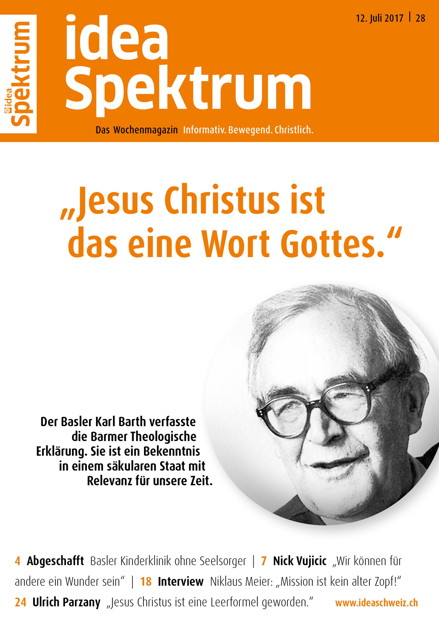 2017-28 „Jesus Christus ist das eine Wort Gottes.“